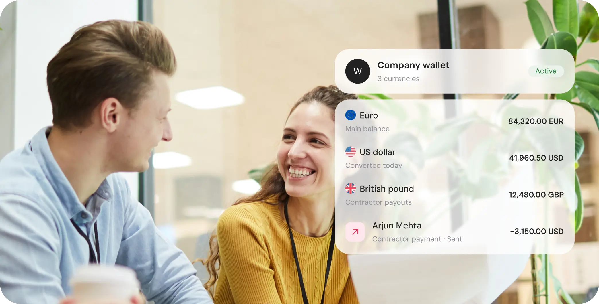 Flexible payment infrastructure for global teams