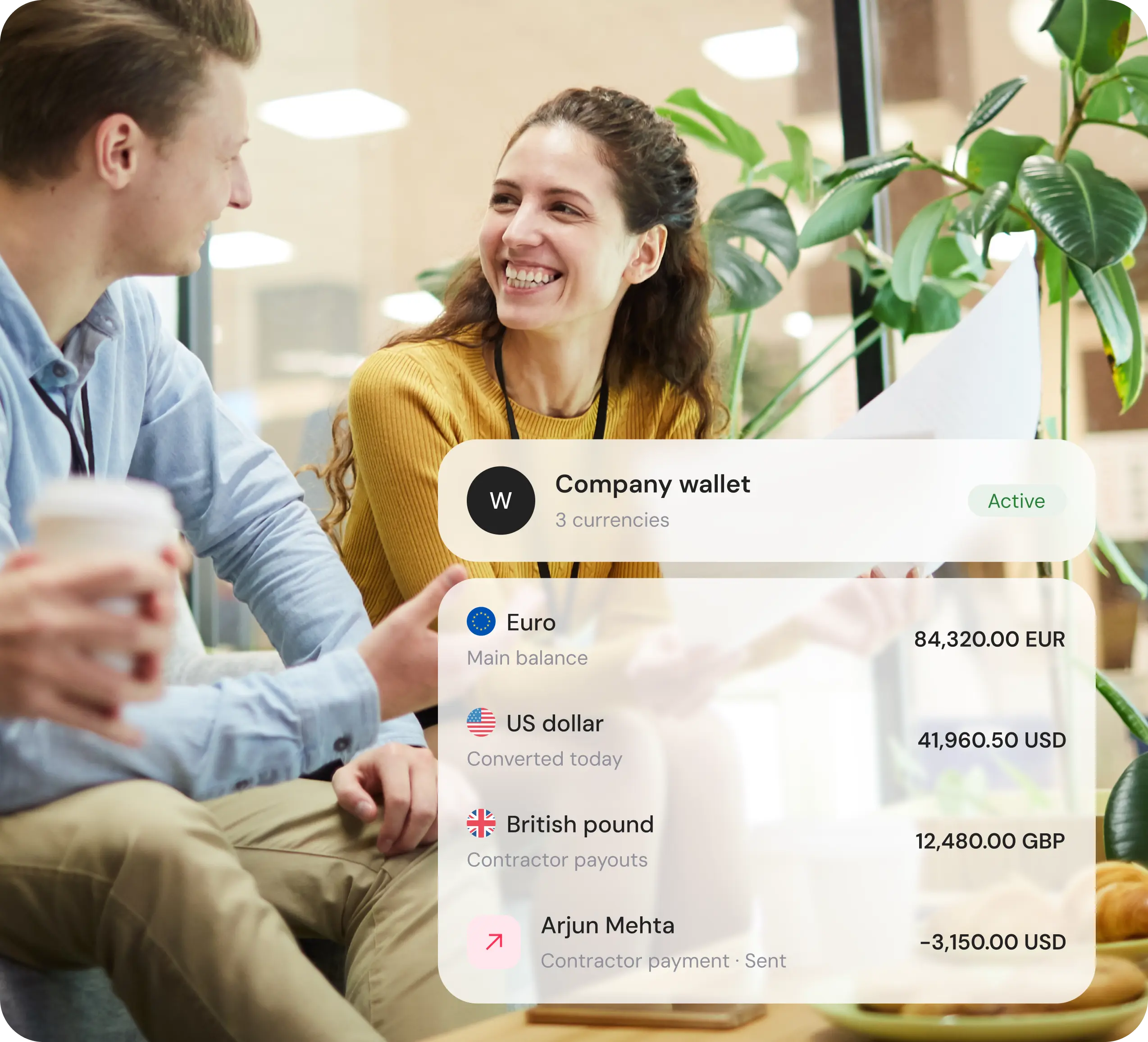 Flexible payment infrastructure for global teams