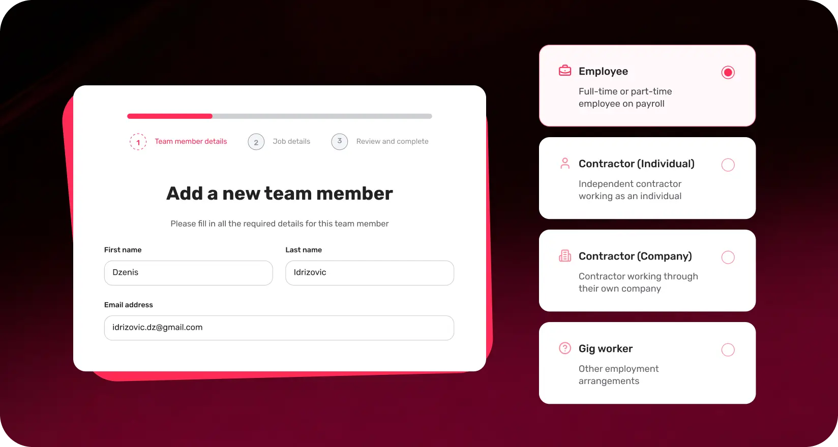 Add and set up your team