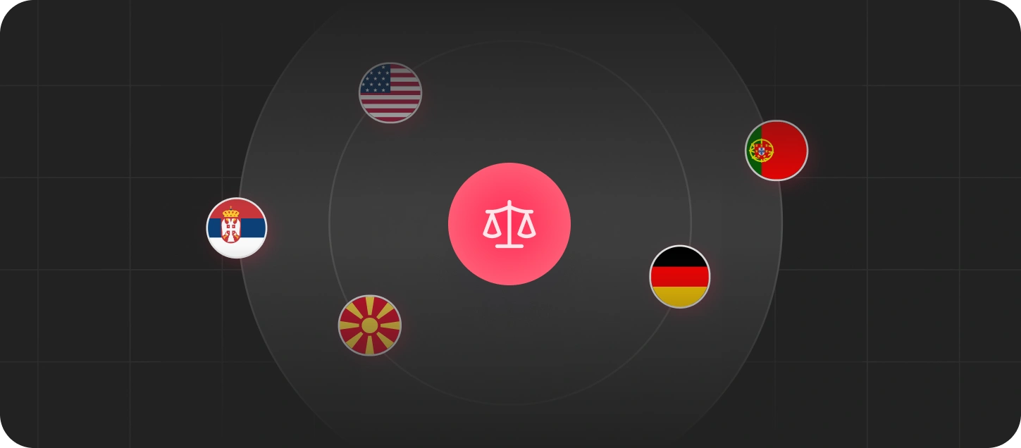 Choose payment methods that follow local law