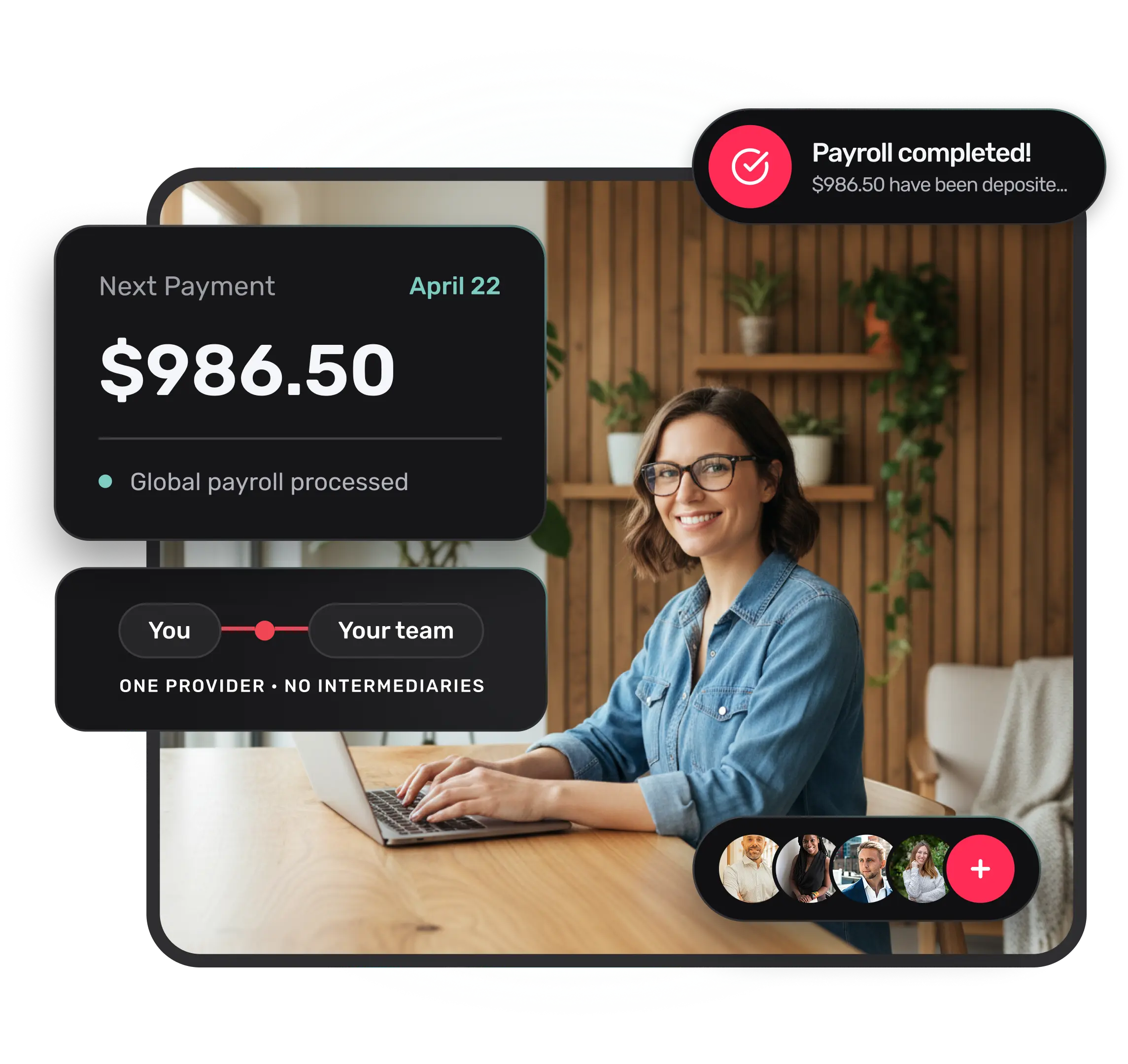 One infrastructure for global payroll, contractor payments, gig payouts, and multi-currency transfers