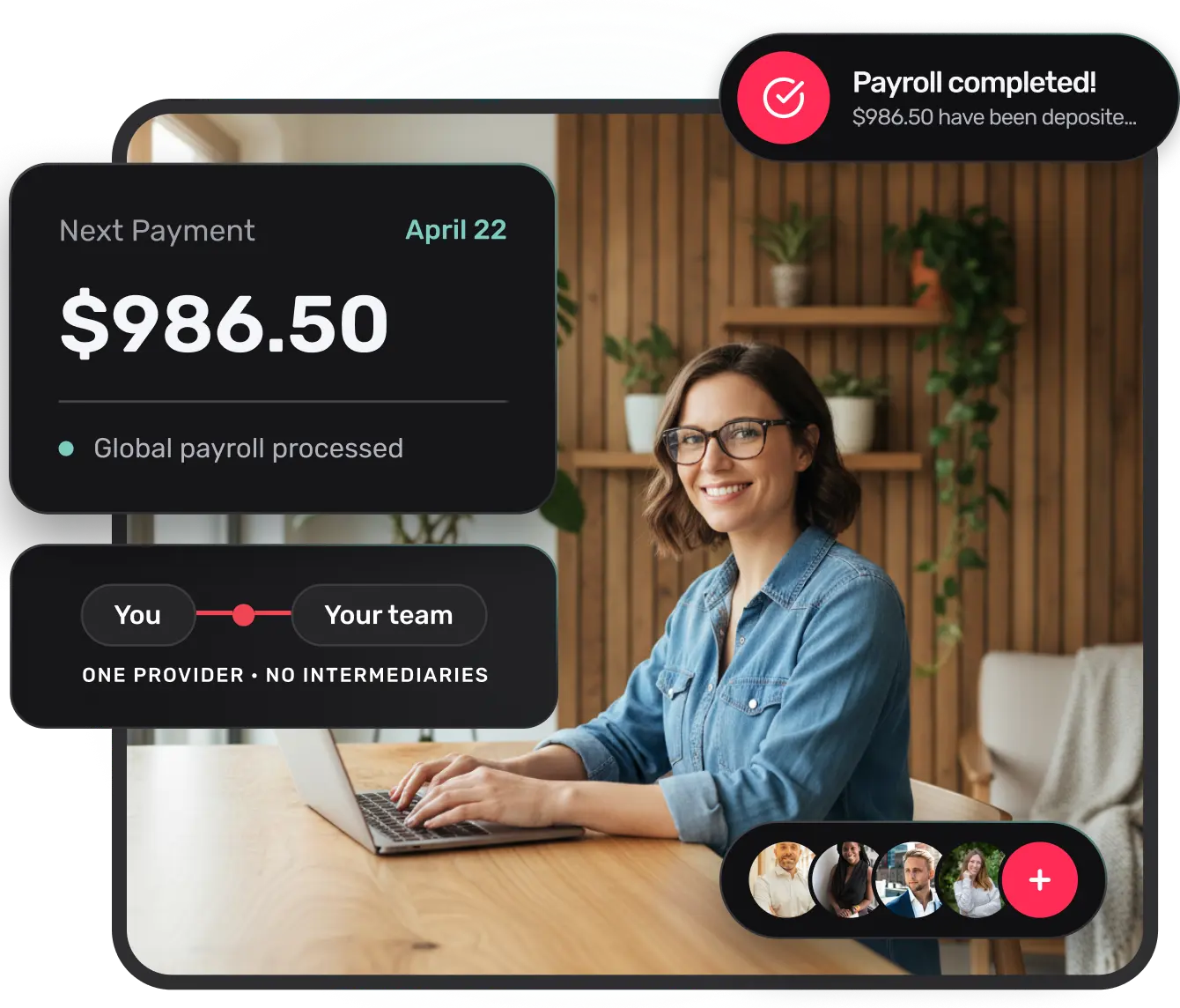 One infrastructure for global payroll, contractor payments, gig payouts, and multi-currency transfers